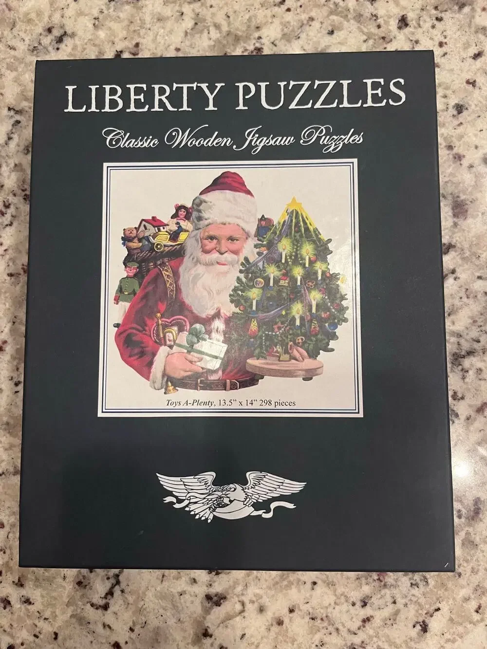 Liberty Wooden Puzzles Toys A Plenty 298 Pieces Complete Heirloom Santa Xmas